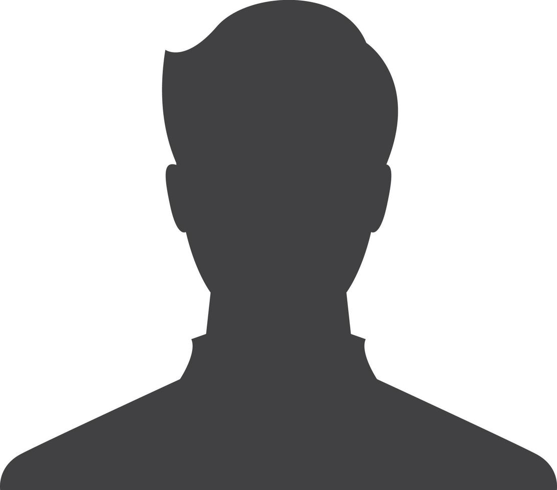 male profile picture vector