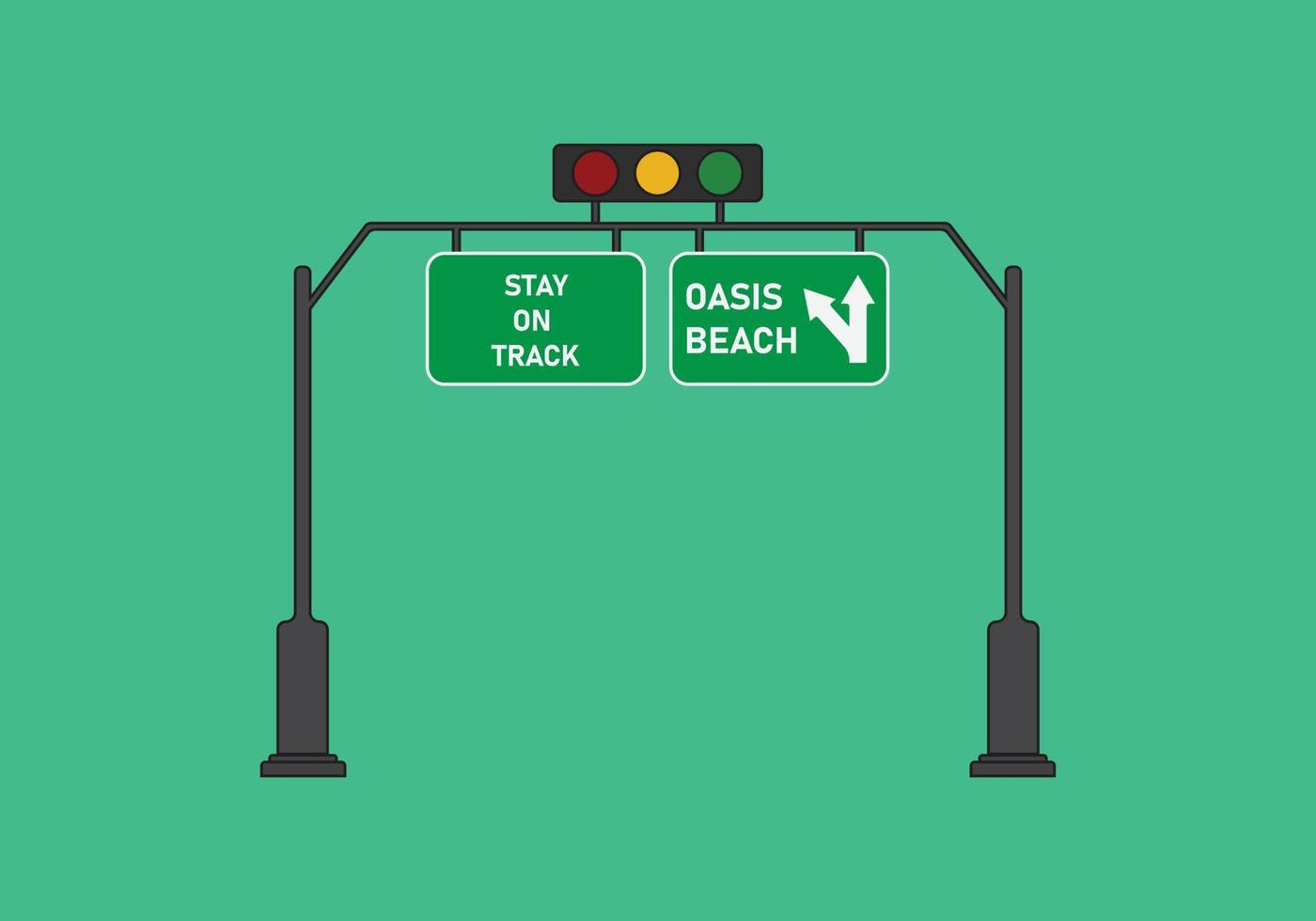 Traffic sign directions vector illustration