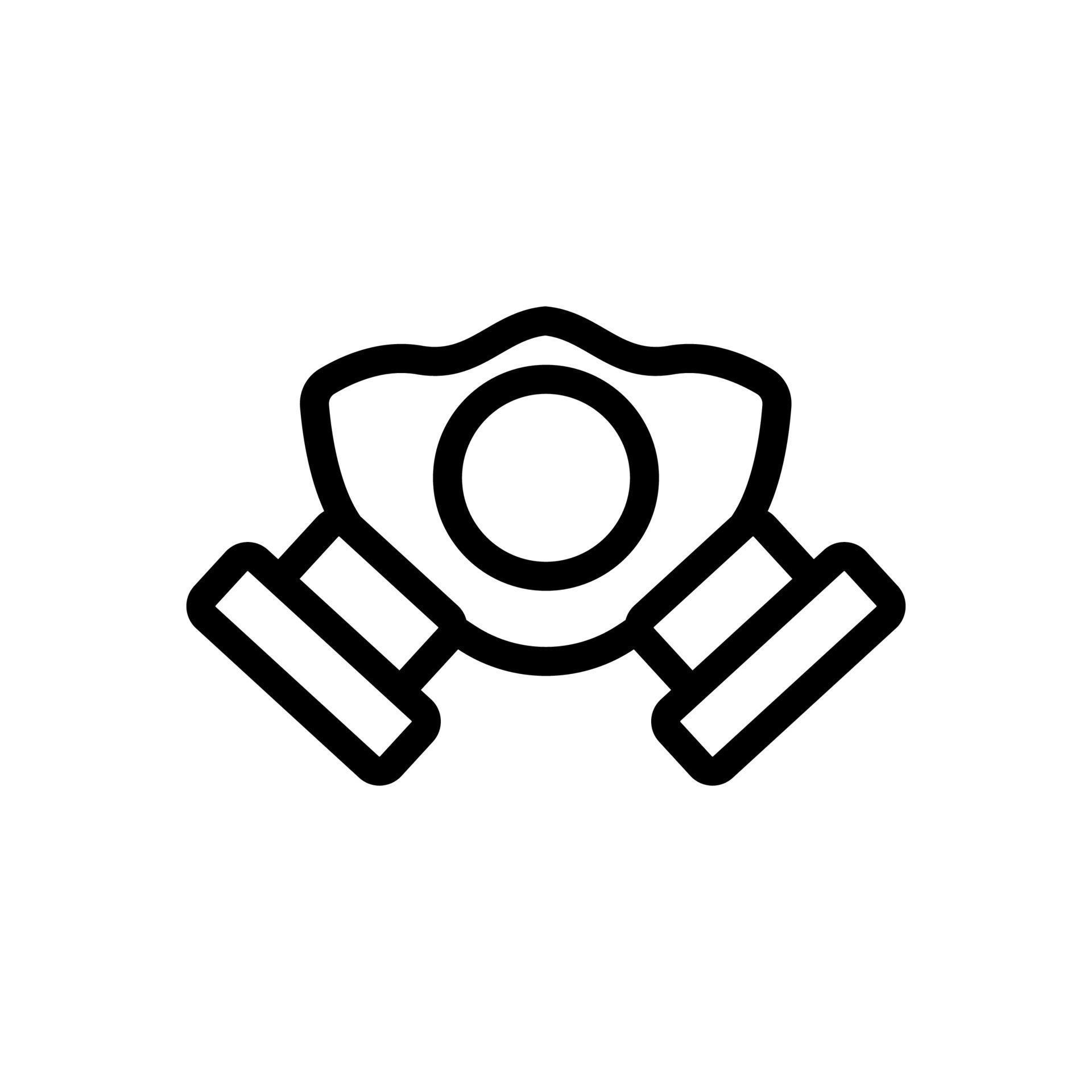 Dust mask icon vector. Isolated contour symbol illustration 9953523 Vector Art at Vecteezy