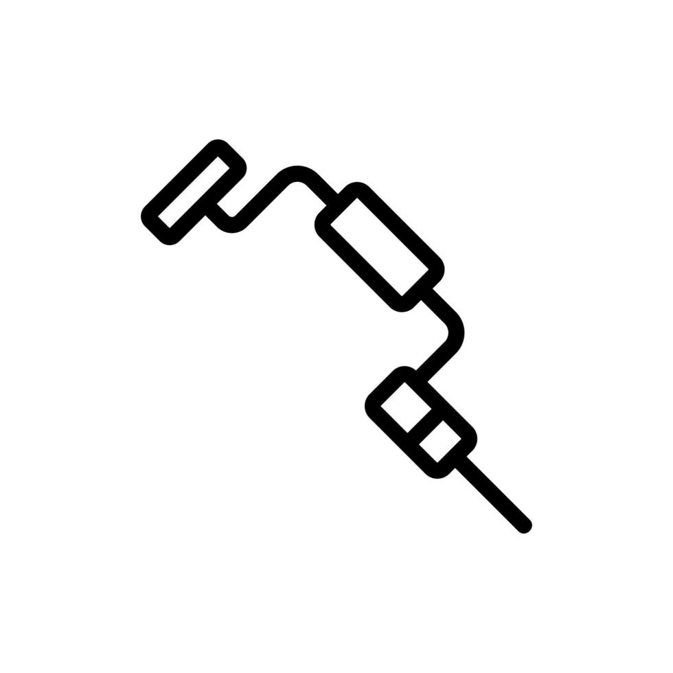 rotary device icon vector outline illustration