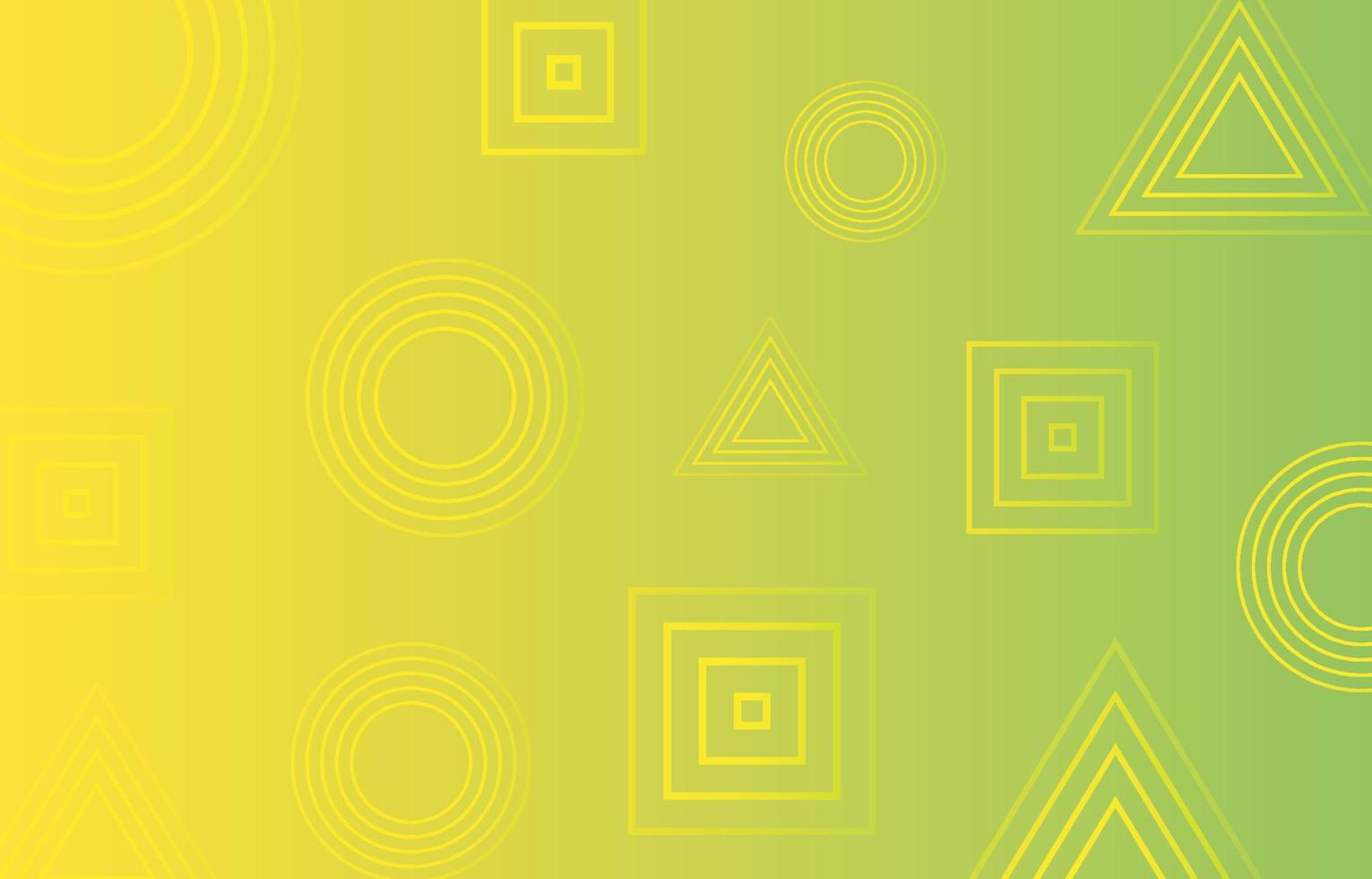 Abstract Green Gradient Geometric Shapes Background Vector Illustration