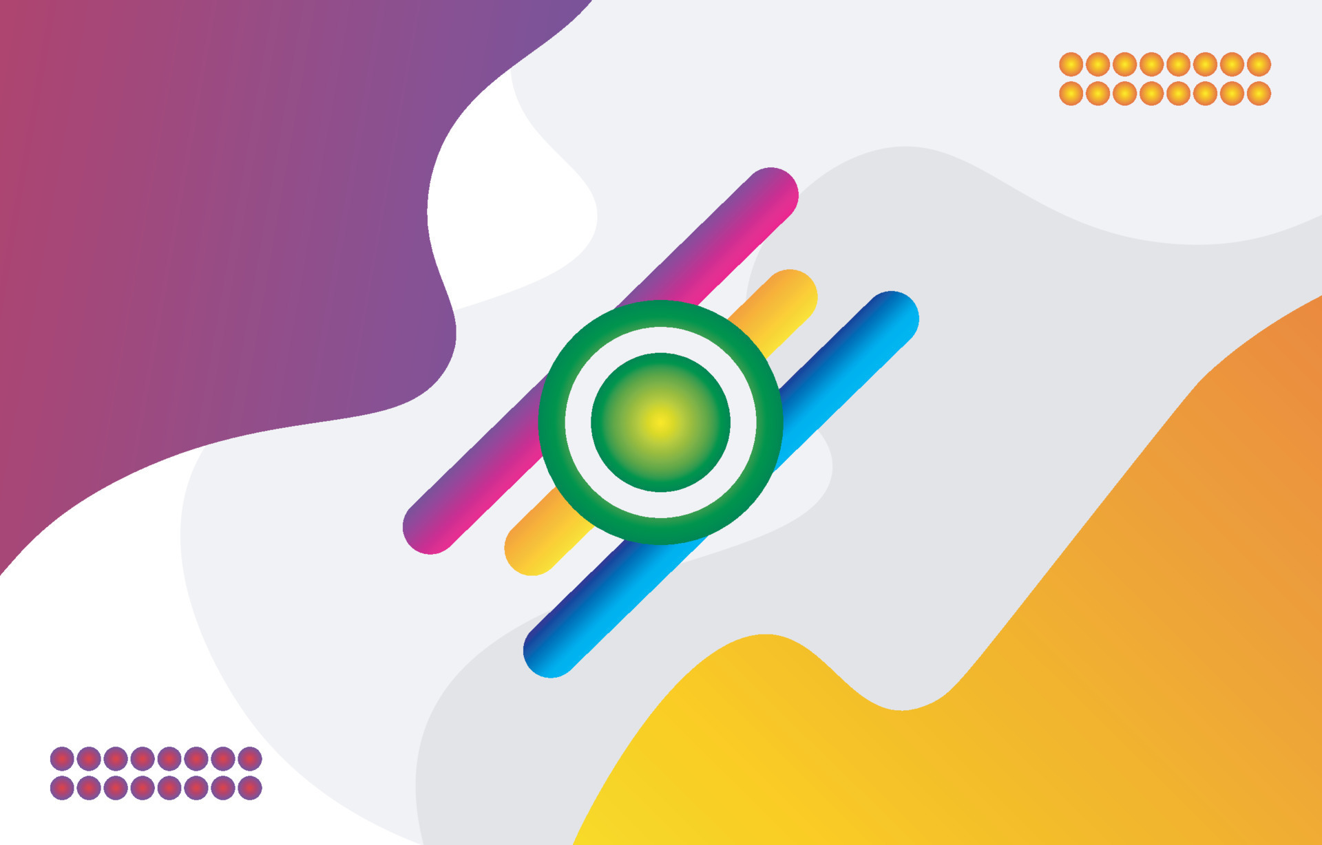 Abstract Geometric Round Shapes Colorful Gradient Background Vector Abstract Geometric Round Shapes Colorful Gradient Background Vector