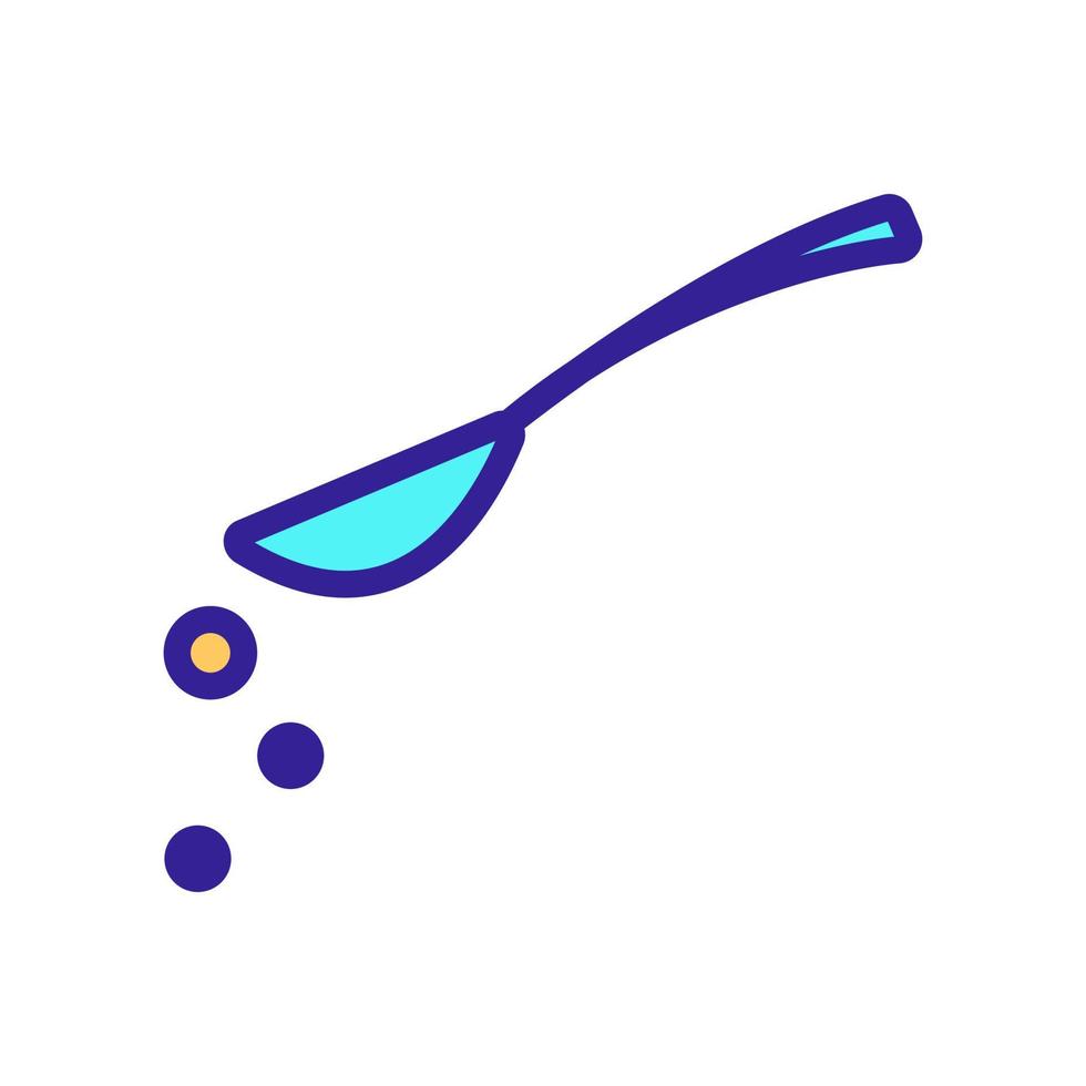 Dose of medicine icon vector. Isolated contour symbol illustration vector