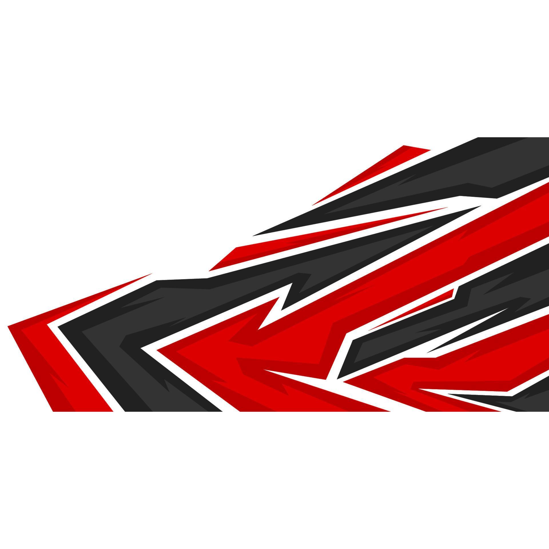 racing car sticker design vector. sports car stickers 9954063 Vector