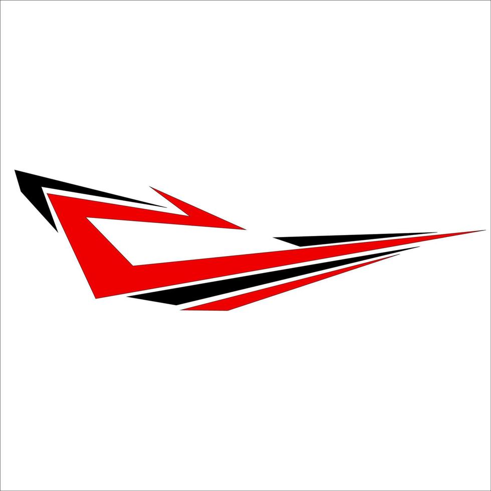 car sticker design vector. car wrap sticker vector