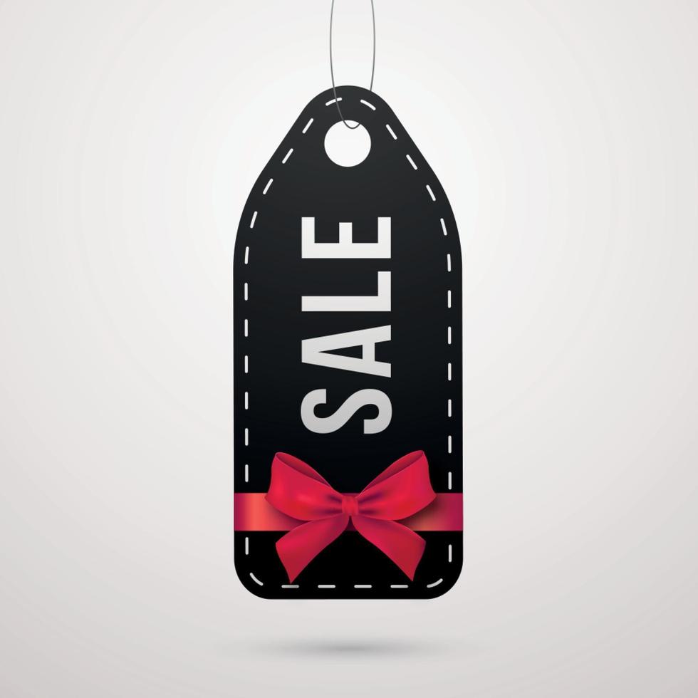 Black Friday Sale tag design. vector