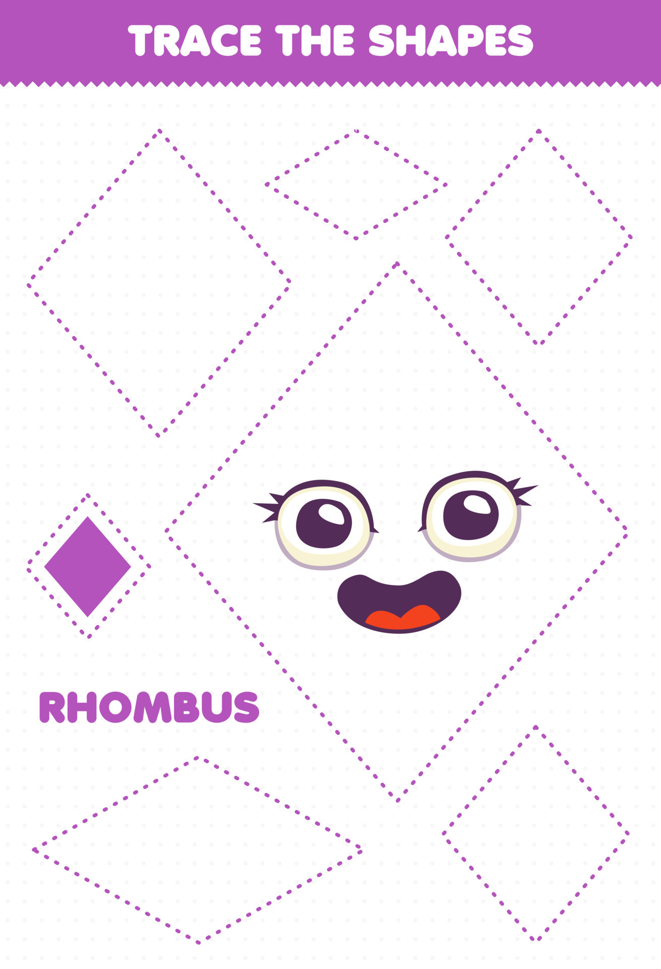 education-game-for-children-trace-the-shapes-rhombus-printable