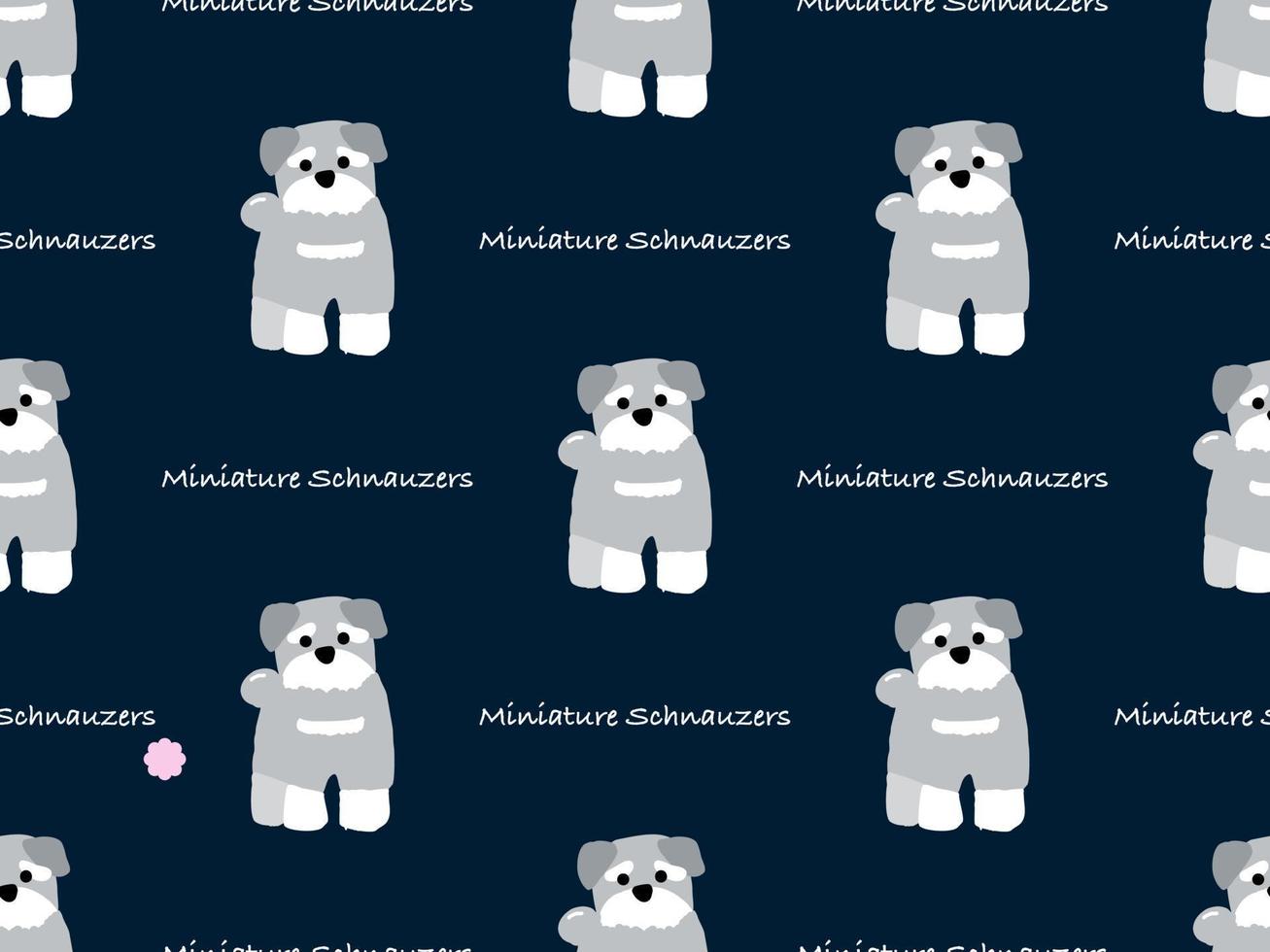 Bear cartoon character seamless pattern on blue background.  Pixel style vector