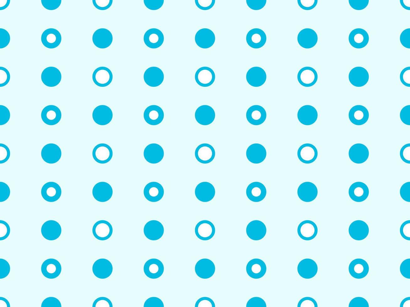 Polka Dot seamless pattern on blue background vector