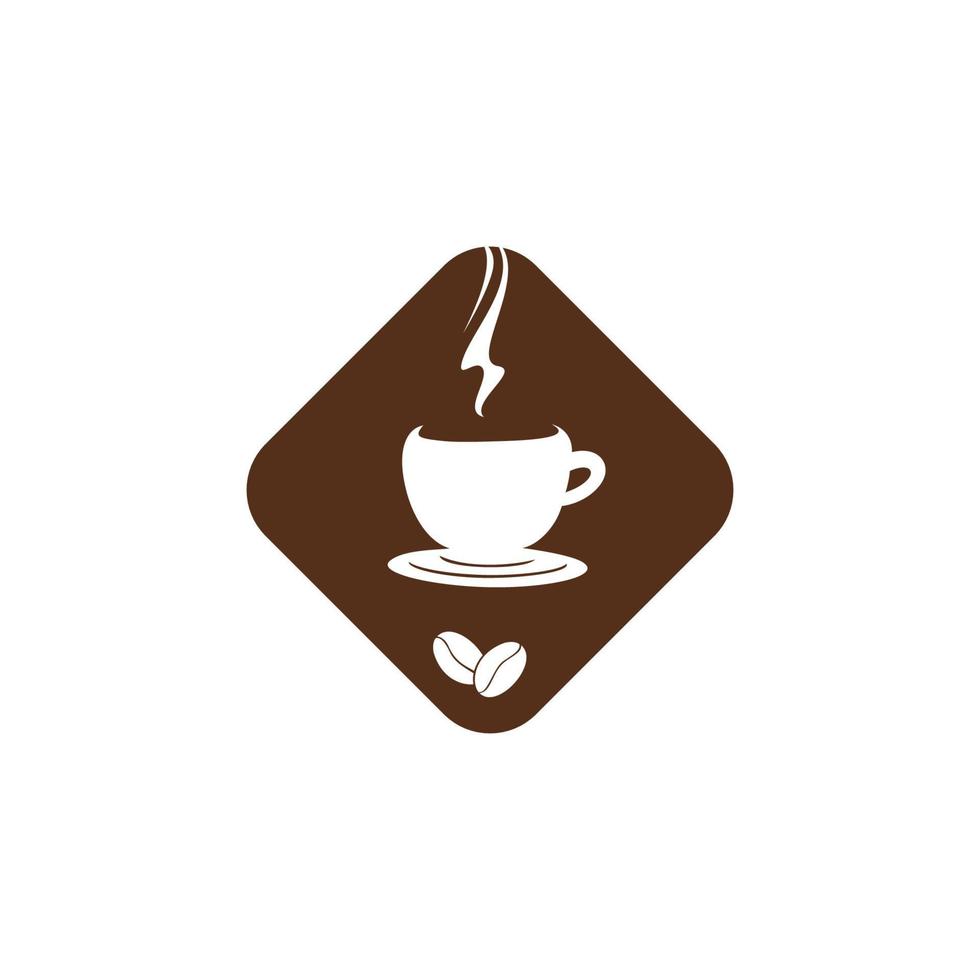 coffee logo template. espresso sign and symbol. vector