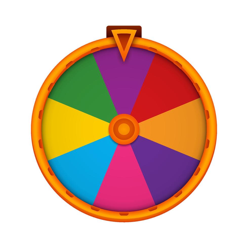 Fortune Wheel isolated on white background vector