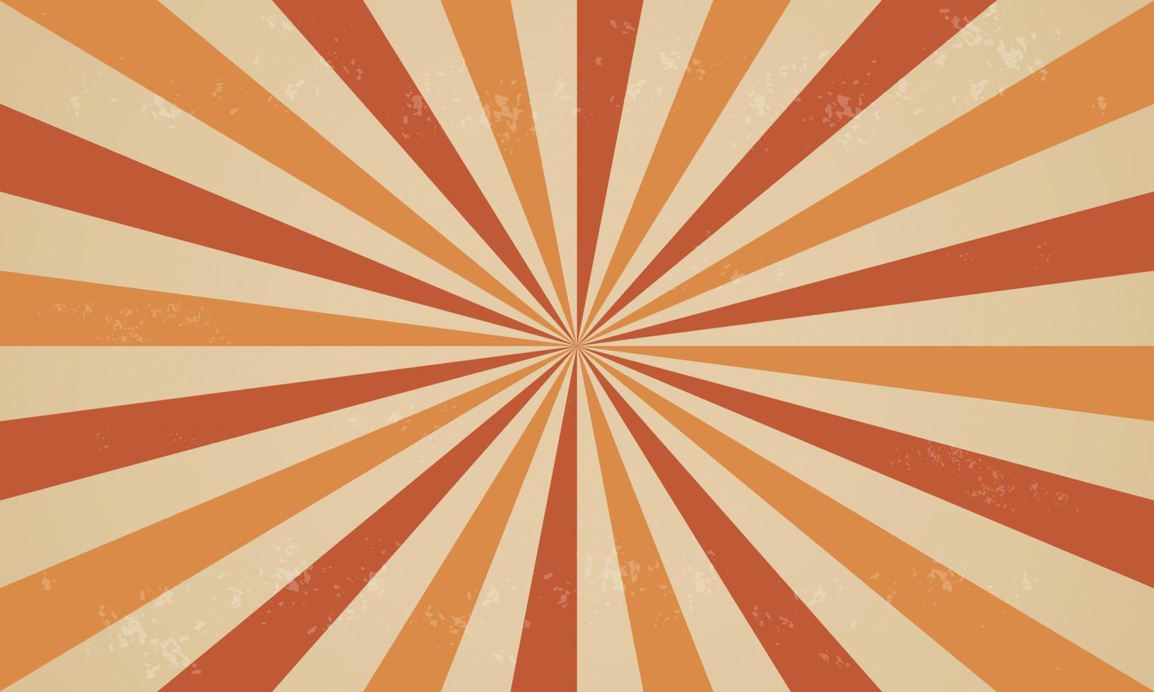 Retro circus background with rays or stripes in the center. Sunburst. vector