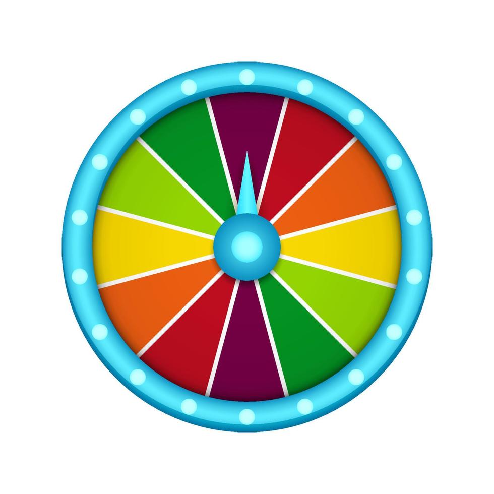 Fortune Wheel isolated on white background vector
