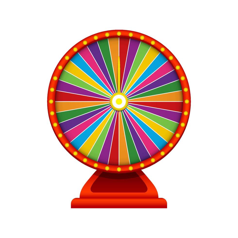 Fortune Wheel isolated on white background vector