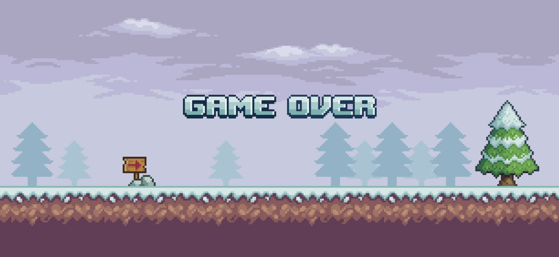 Pixilart - Game Over by thisismyart