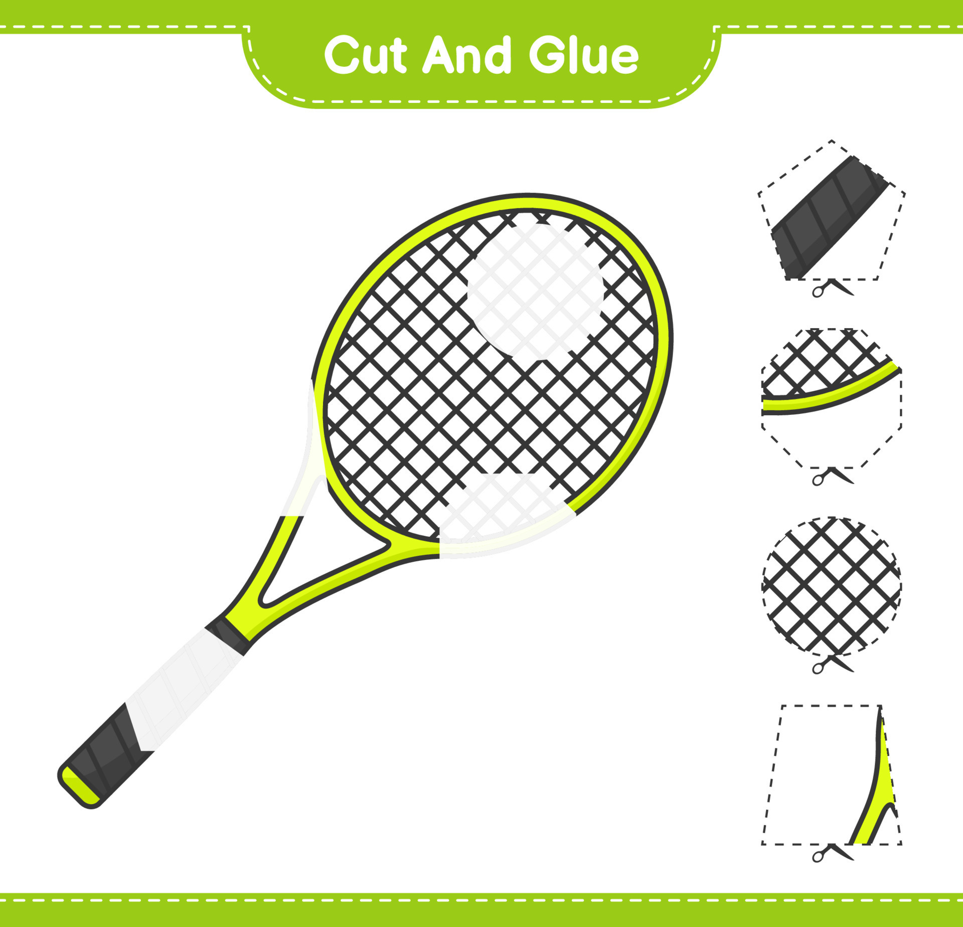 cut-and-glue-cut-parts-of-tennis-racket-and-glue-them-educational
