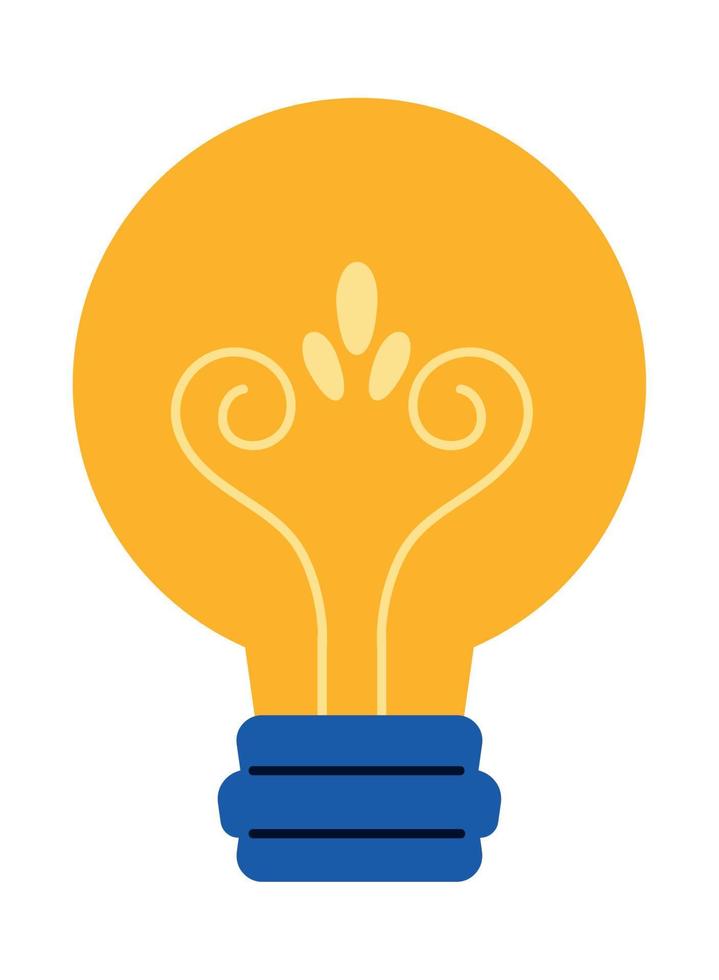 light bulb icon vector