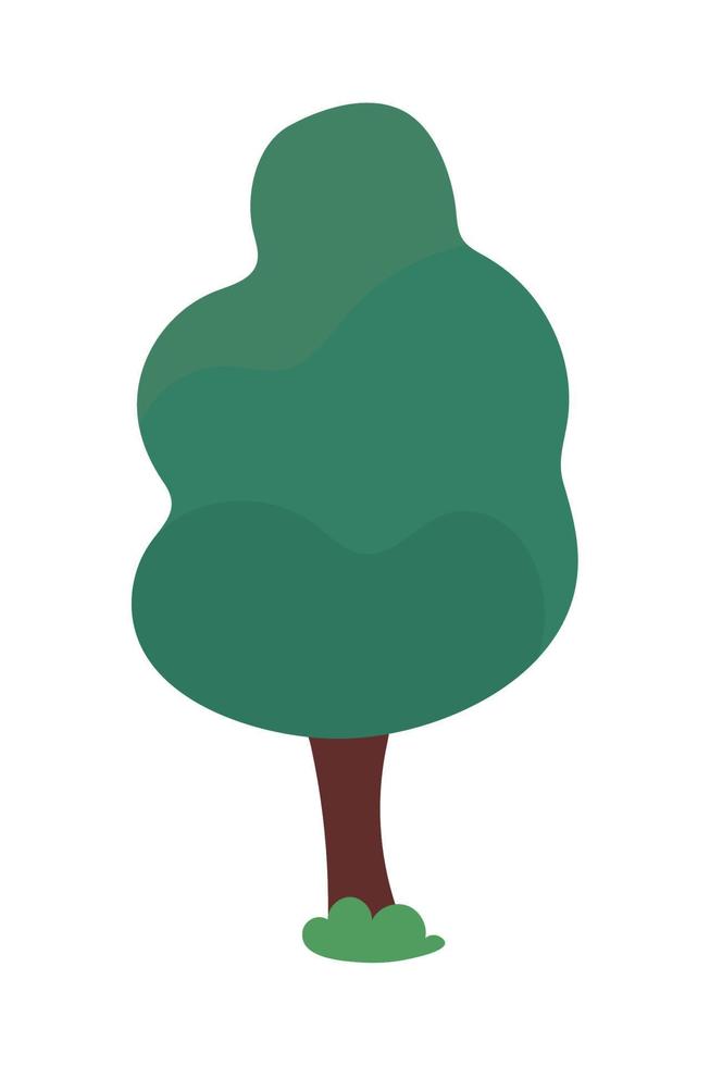 icono de la naturaleza del árbol vector