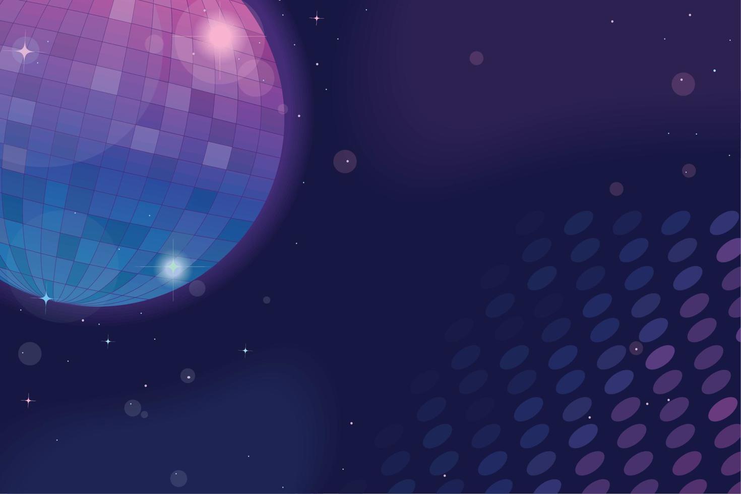 disco ball party vector