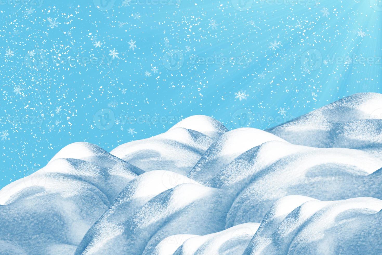 winter background. Snow. photo