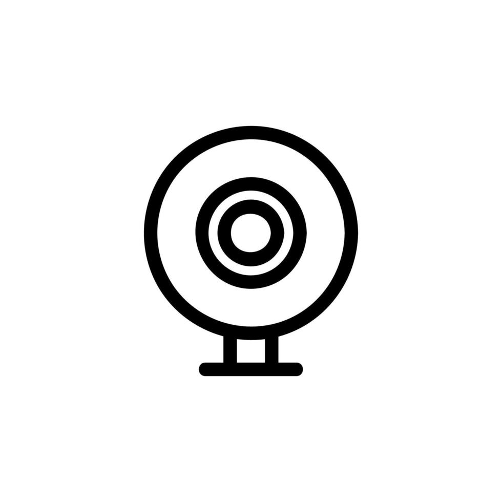 vector de icono de unidad de computadora. ilustración de símbolo de contorno aislado