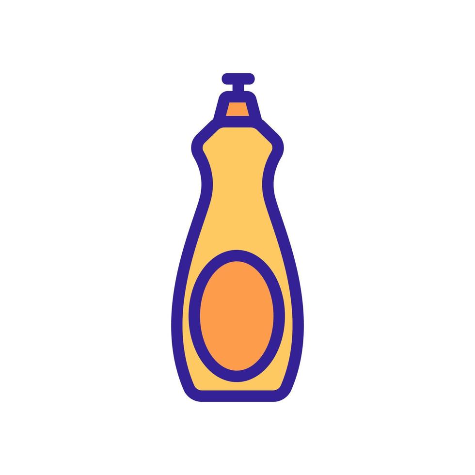 cleaning liquid icon vector outline illustration