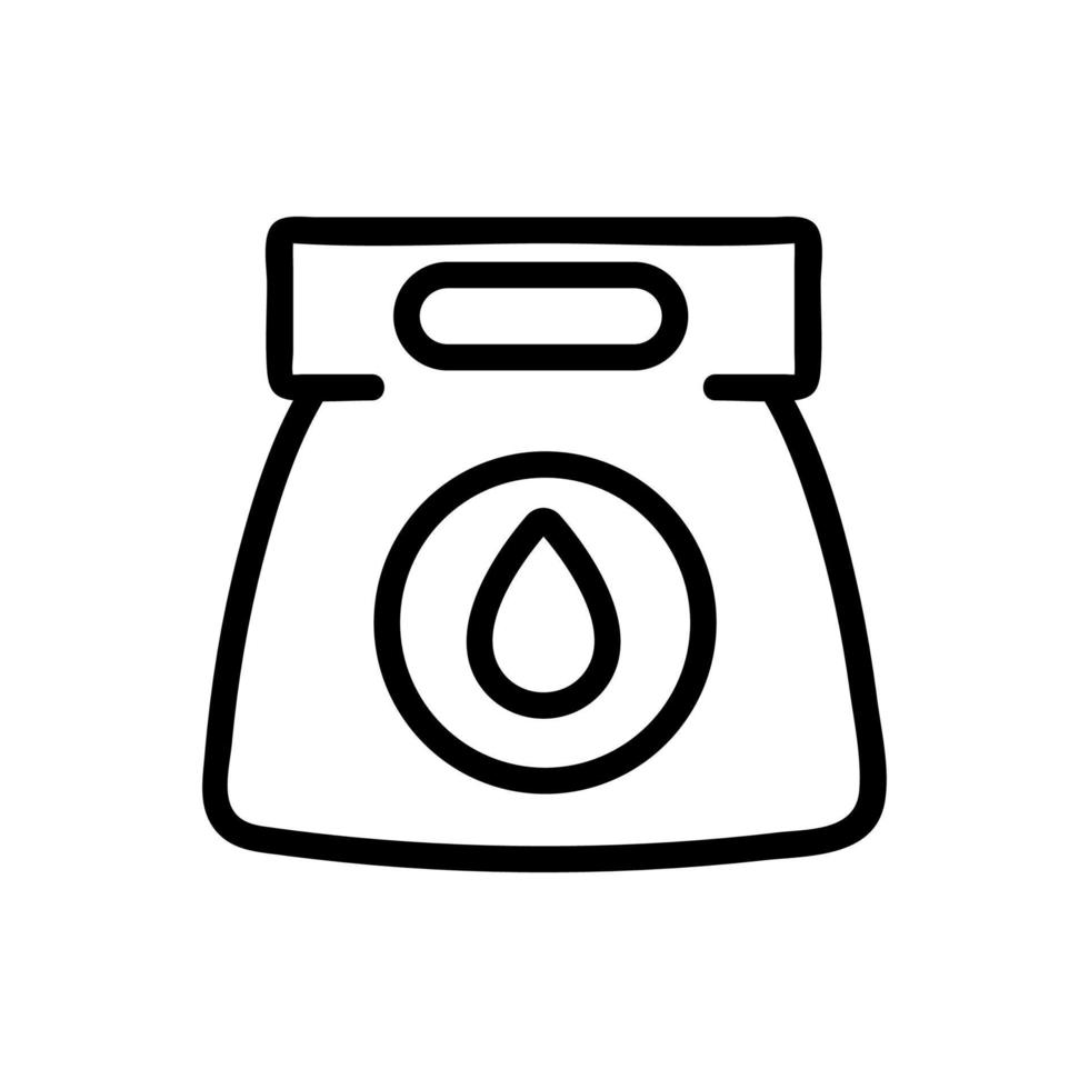 detergent powder icon vector outline illustration