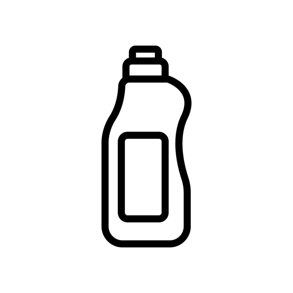 detergent bottle icon vector outline illustration