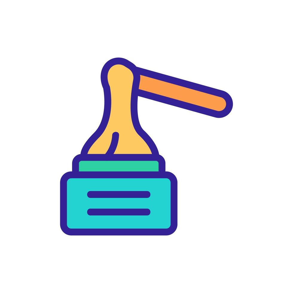 liquid wax icon vector outline illustration