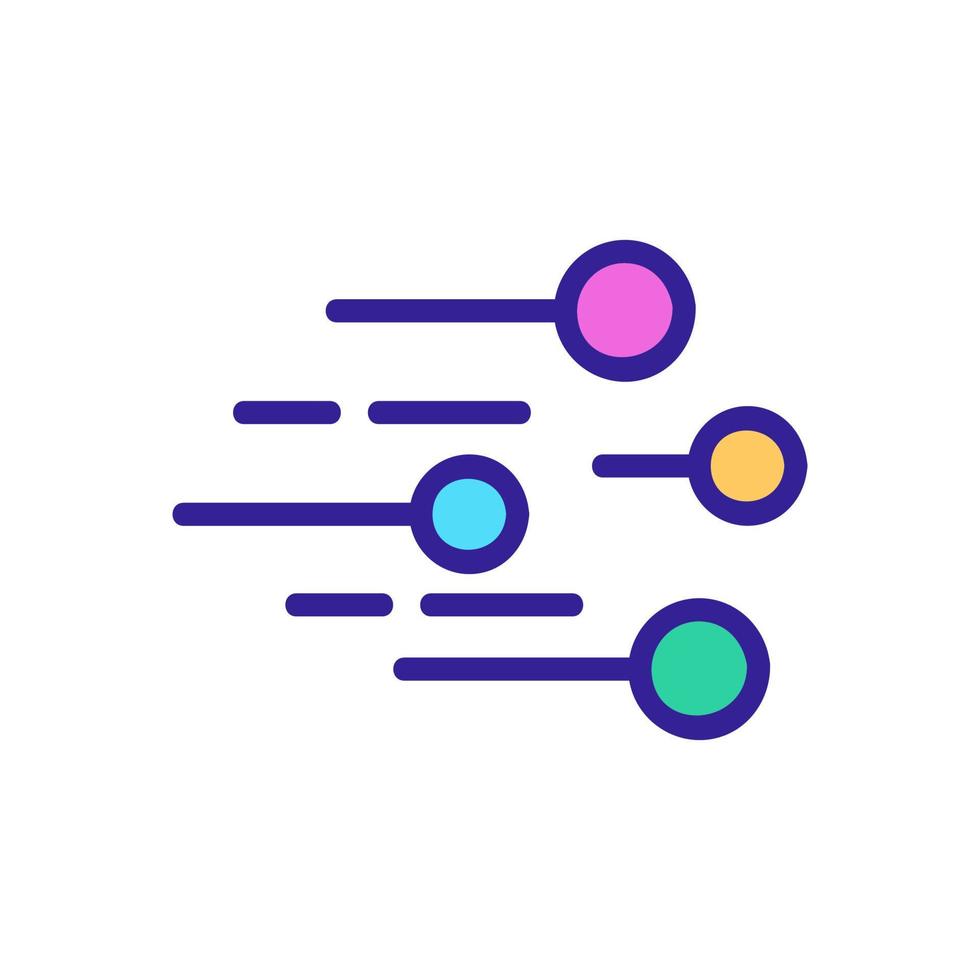 linear network data icon vector outline illustration