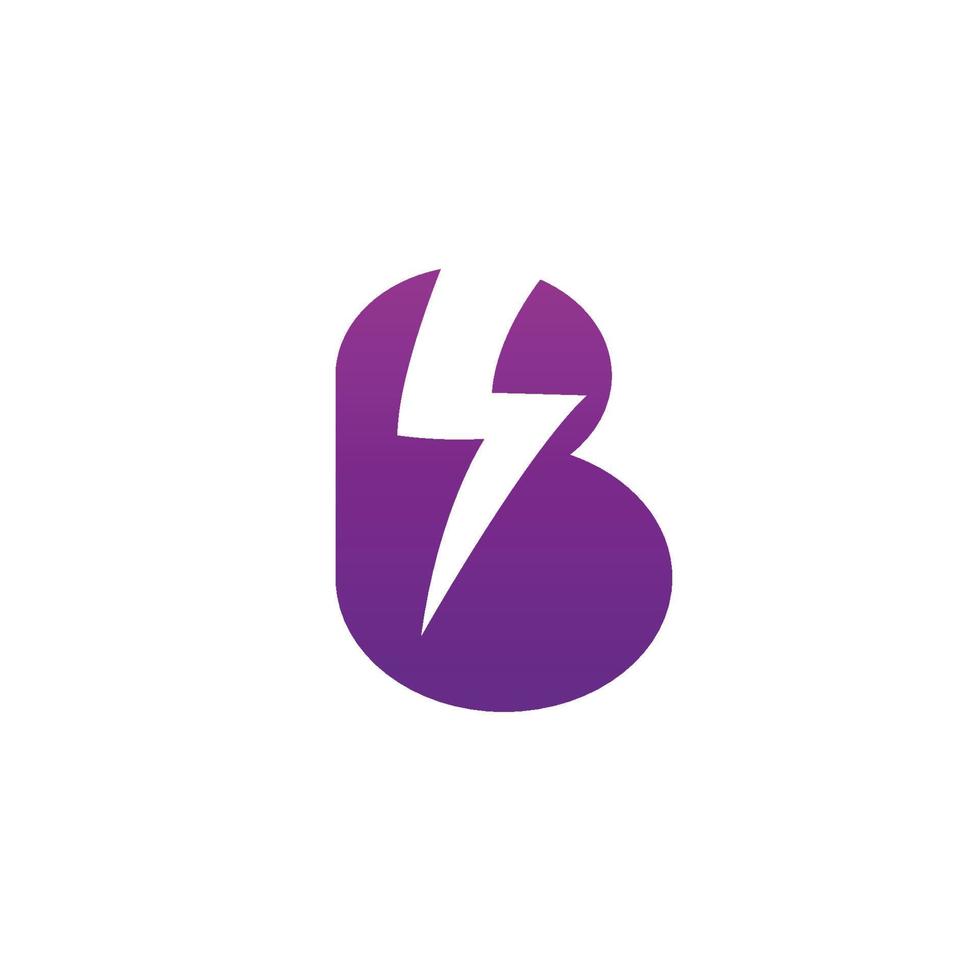 Thunderbolt logo and symbol vector