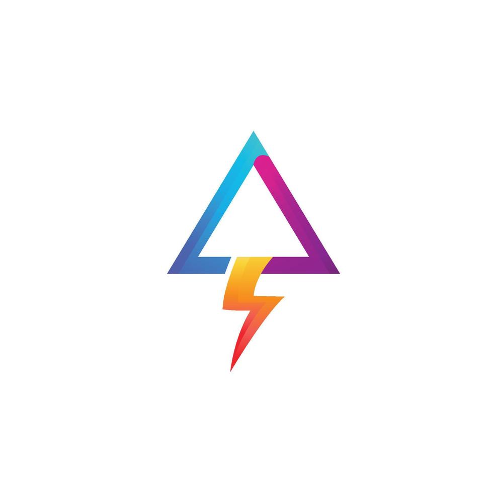 Thunderbolt logo and symbol vector 9966813 Vector Art at Vecteezy