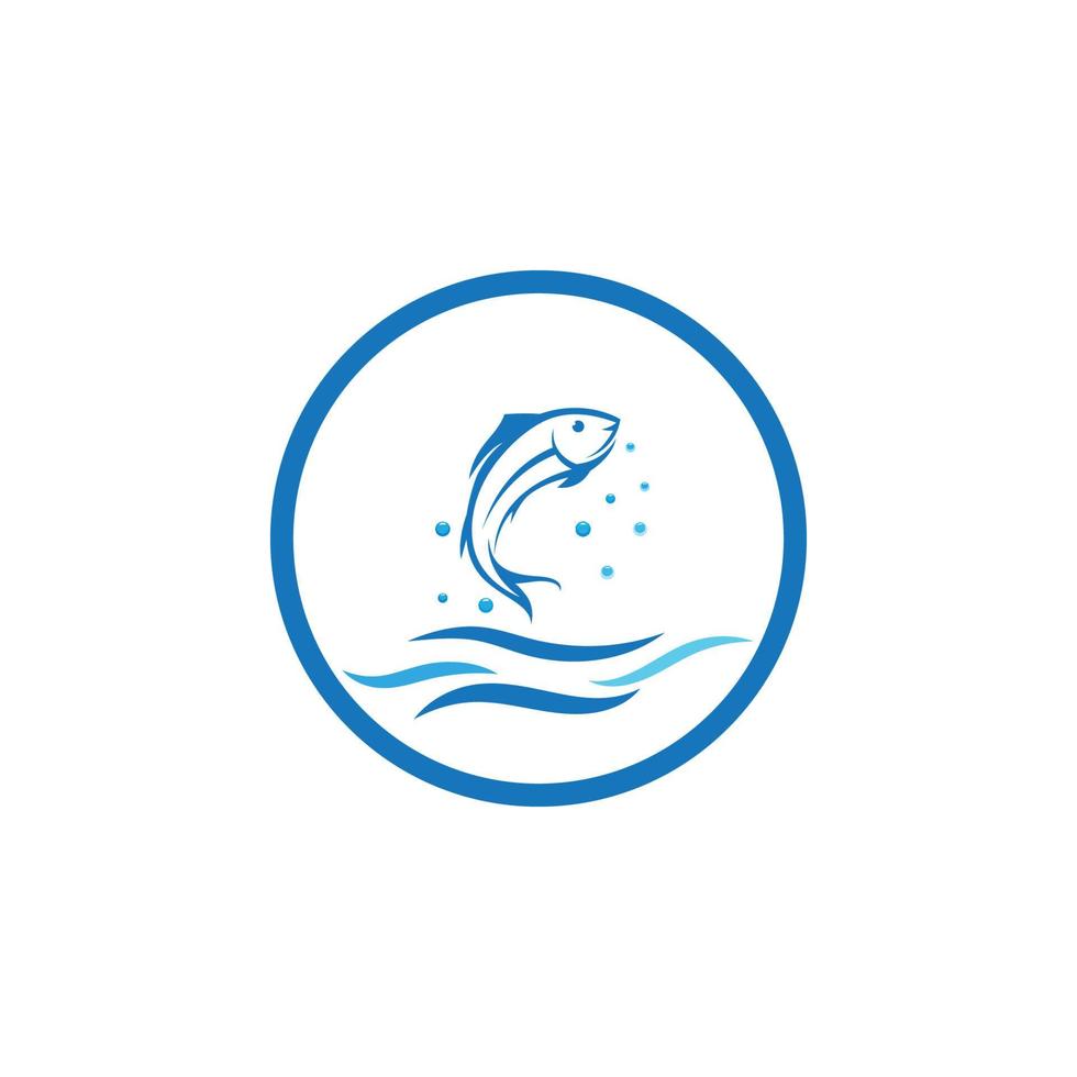 logotipo de onda de agua y logotipo de onda de mar u ondas de agua de playa, con concepto de diseño vectorial. vector