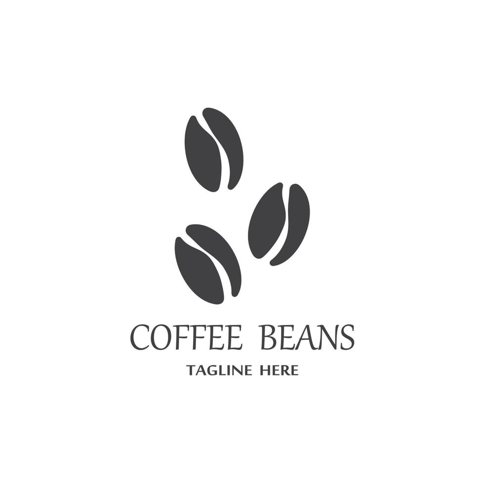 coffee bean icon vector