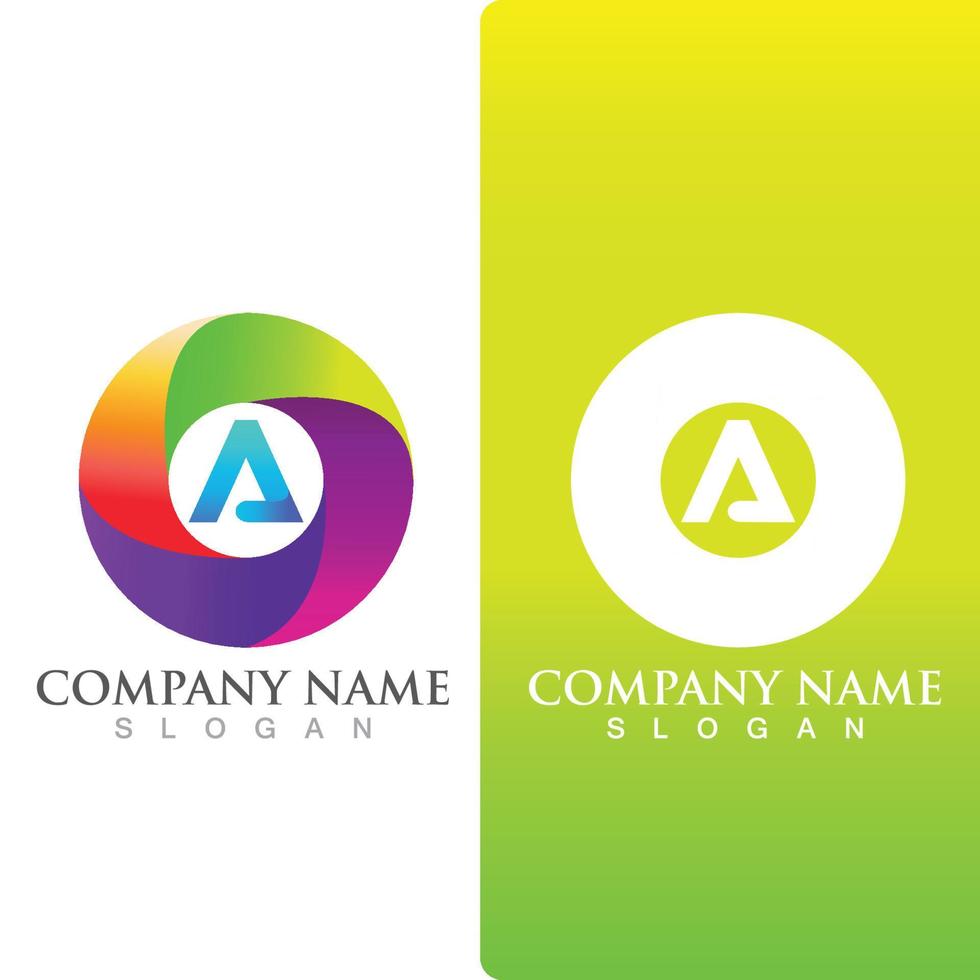 A Logo Template design vector