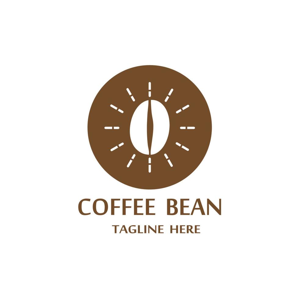 coffee bean icon vector