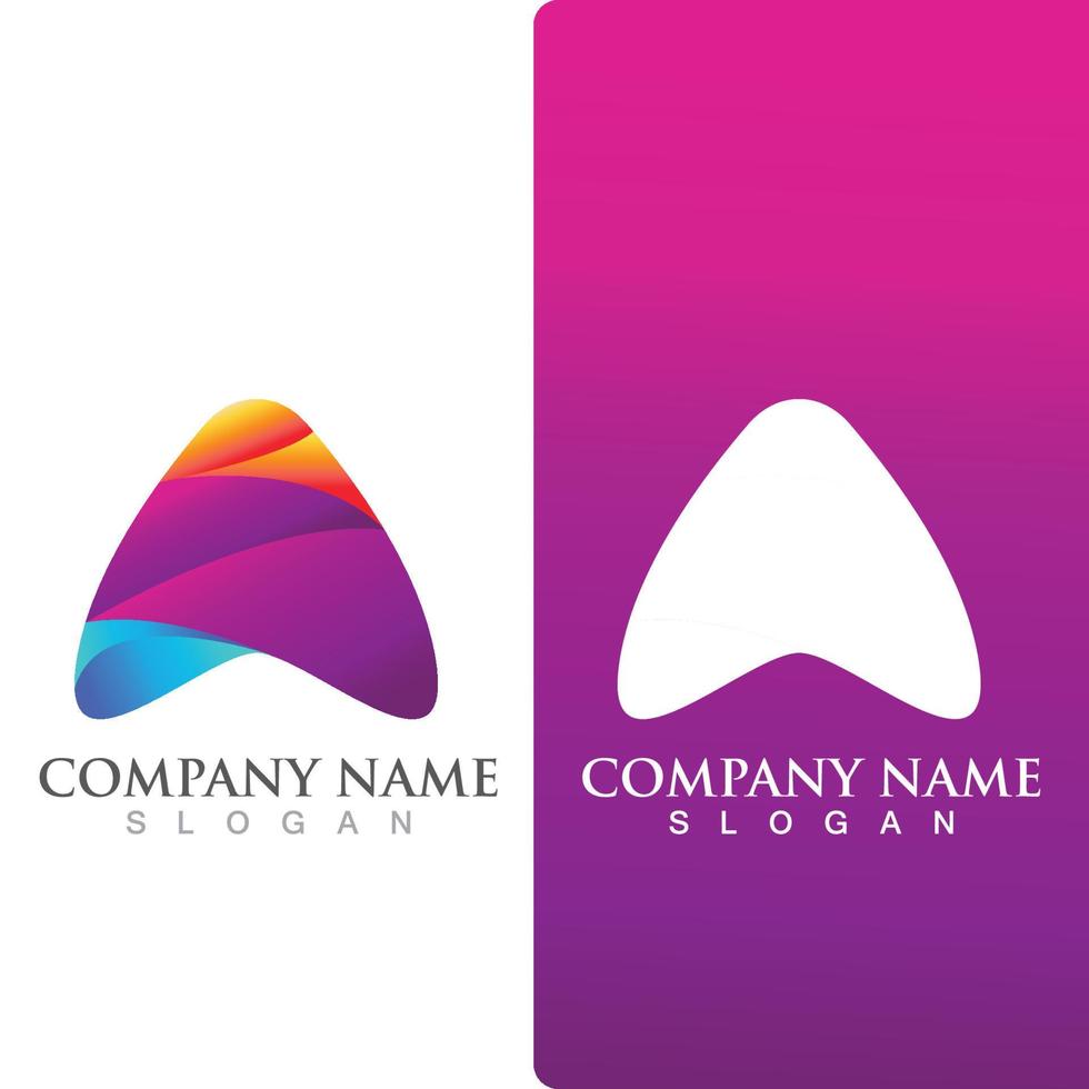 A Logo Template design vector