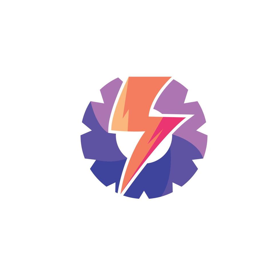 Thunderbolt logo and symbol vector