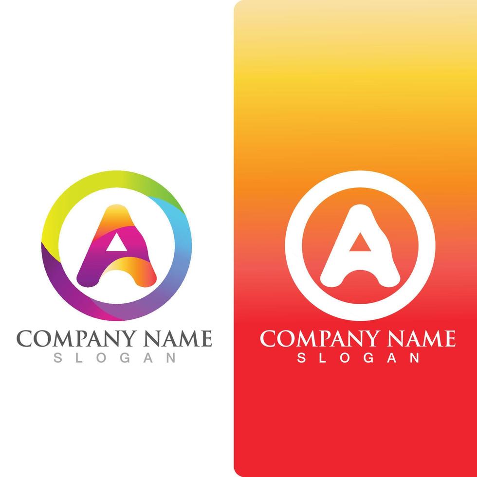 A Logo Template design vector