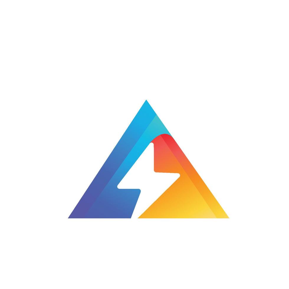Thunderbolt logo and symbol vector