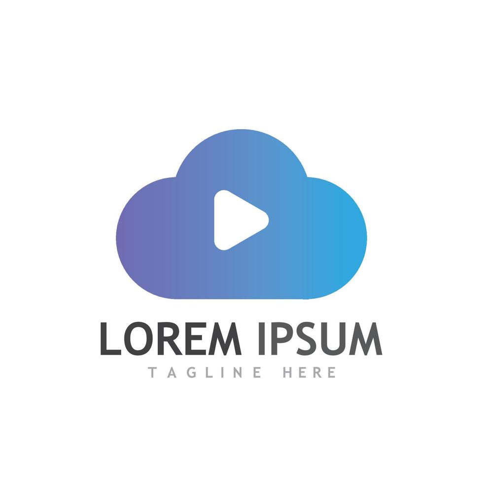 Cloud template vector