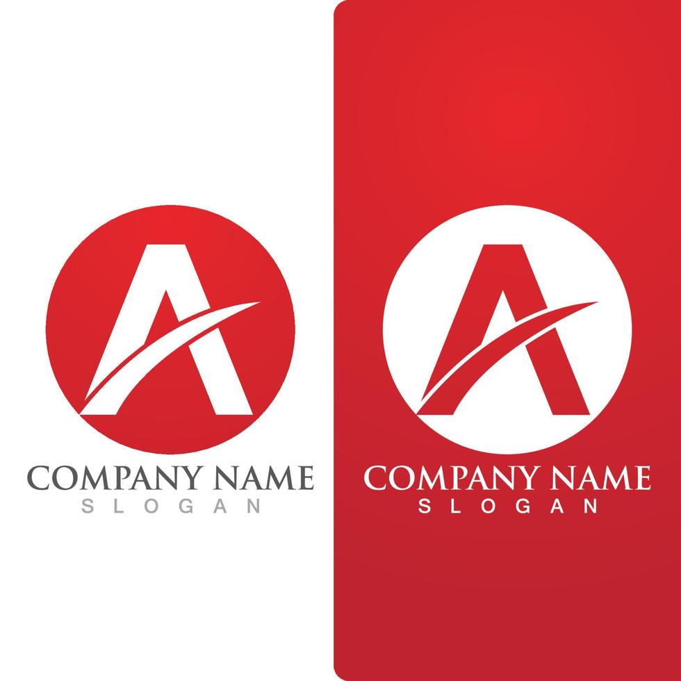 A Logo Template design vector