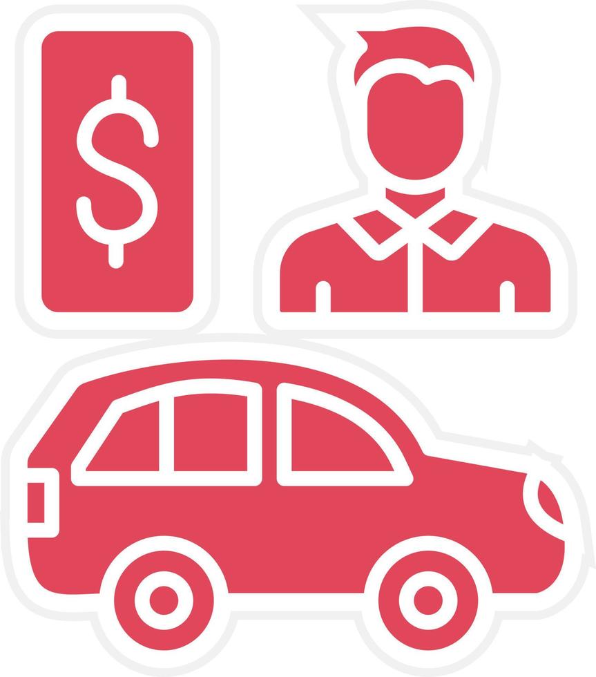 Dealer Incentives Icon Style vector