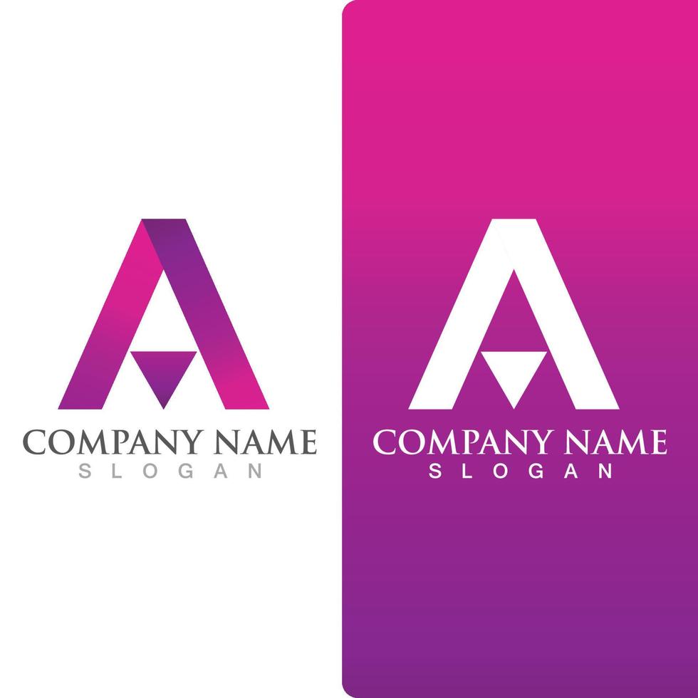 A Logo Template design vector