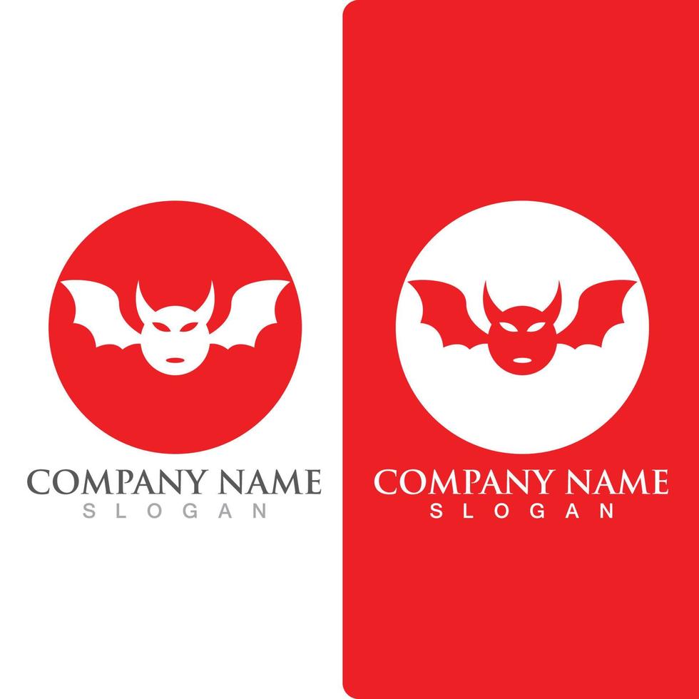 Devil horn logo Vector icon