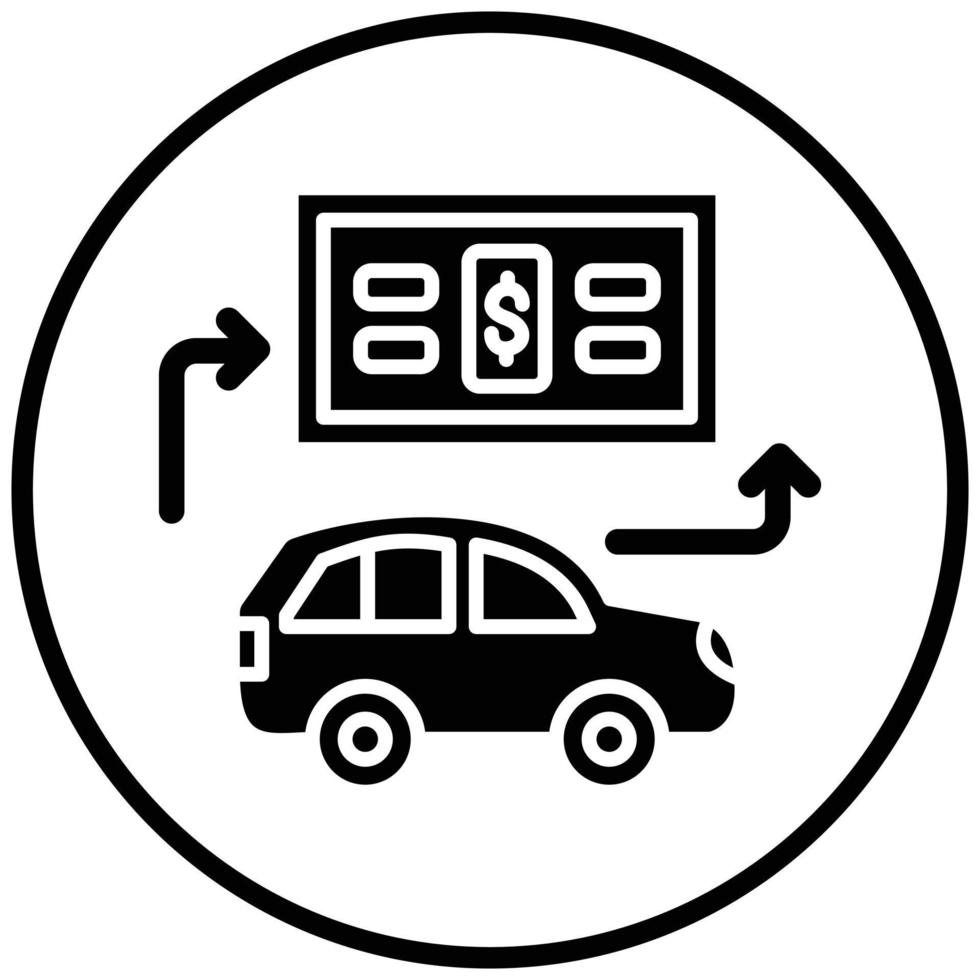 Equity Lease Icon Style vector