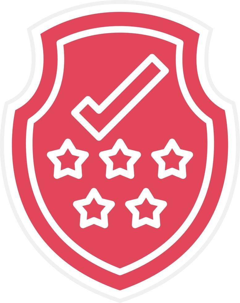 Extended Warranty Icon Style vector