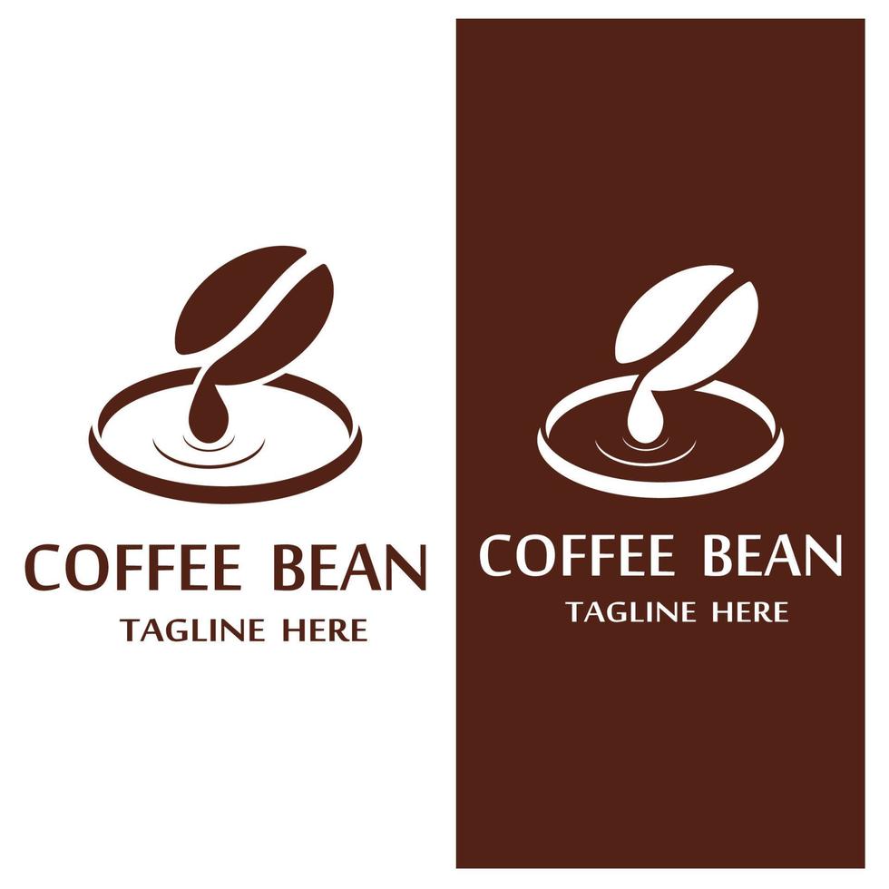 vector de icono de grano de café