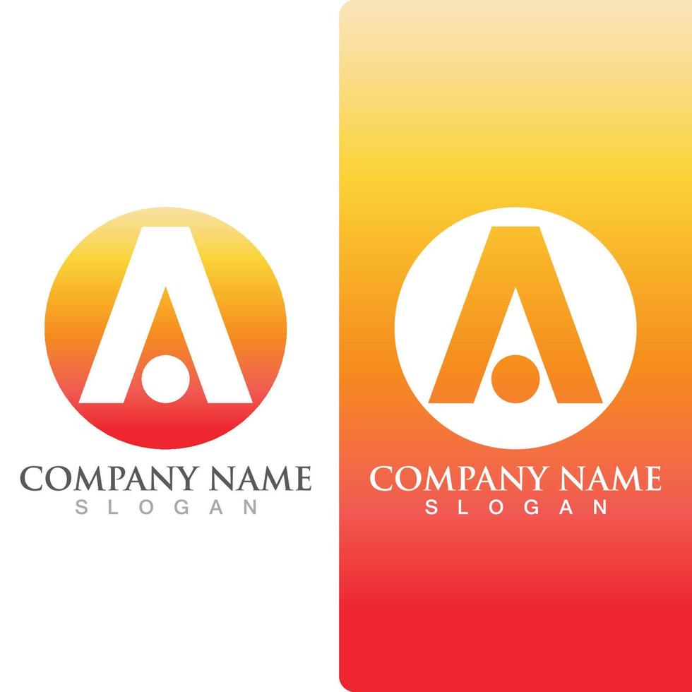 A Logo Template design vector