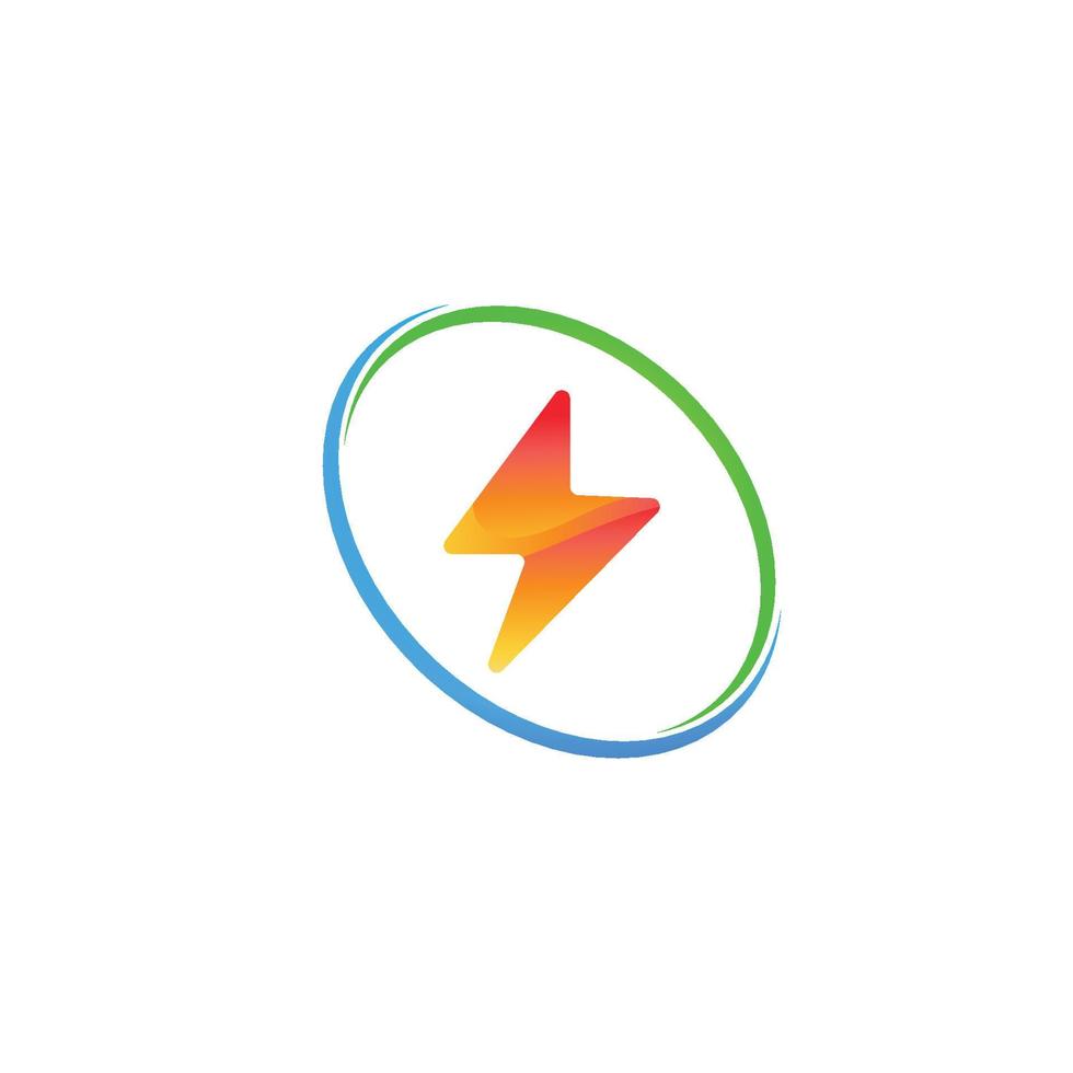 Thunderbolt logo and symbol vector